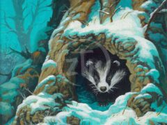 Badgers Den Painting by Zac Kinkade