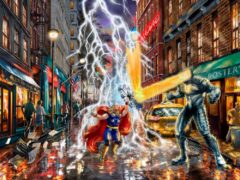 Limited Edition Marvel Thor Painting by Thomas Kinkade Studios